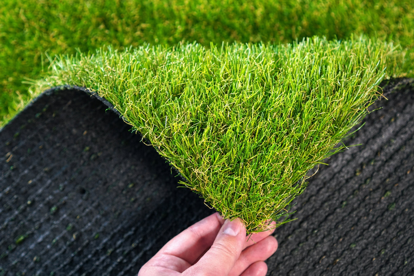Artificial turf installation in Mission, TX