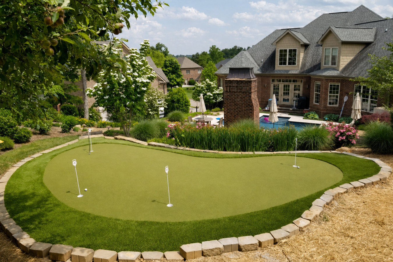 Putting green turf in Mission, TX